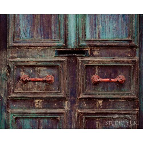 Rustic Door Photography, Urban Decay, Ethnic, Old Door, Weathered, Travel Photography, Home Decor, V