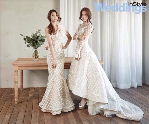 Seol Hyun, Hye Jeong (AOA) Для InStyle Weddings 01/2015