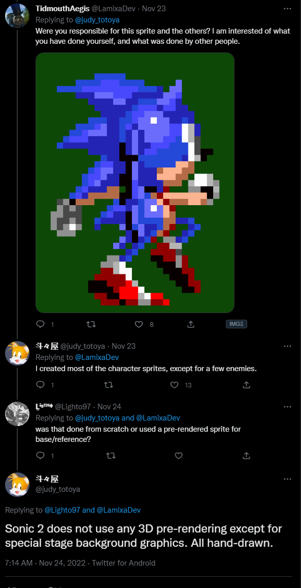 Modified Sonic Sprites