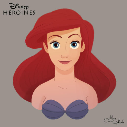 Disney Heroines by MarioOscarGabriele