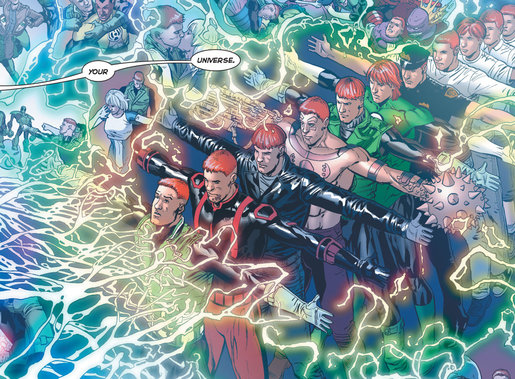 feastiality:  Kyle Rayner’s and Guy Gardner’s histories. I can’t believe all