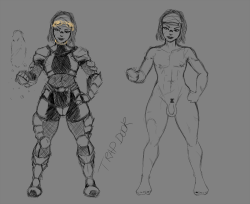 Also I&rsquo;ve tried to make a femboy character. Kept drawing em a bit too buff for what I was trying to do but I needed em to reflect their family. Kinda old but this is the design I stuck with and I was just gonna dress him kinda ambiguously after