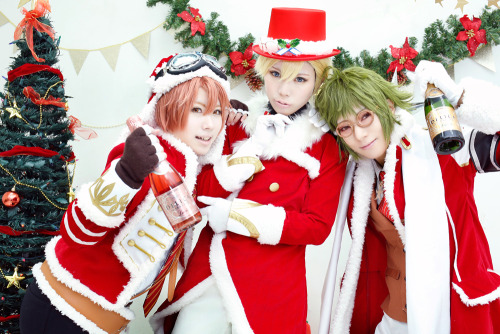 🎄Christmas Party🎄
[ i7 ] 一織：ジゼル、大和：山田涼子、三月：緋鵺、環：Luna、壮五：三ツ矢、ナギ：えいと、陸：ちぇる
[ TRIGGER ] 楽：景、天：明治誉、龍之介：Sen
紡：ヒナゲシ、撮影：しゃもP & にいめちゃま