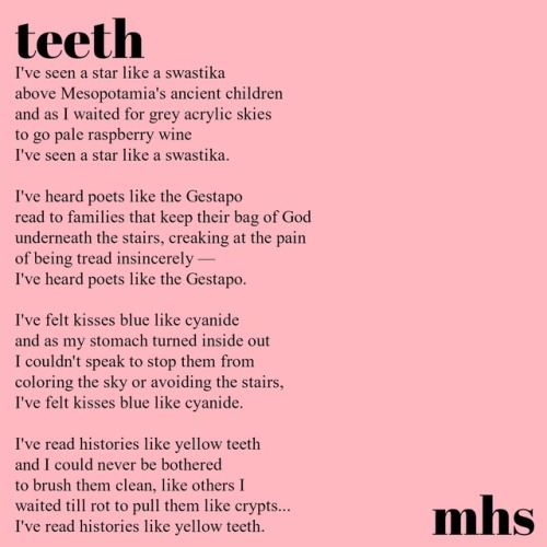 mhspoetry:Instagram: @mhspoems