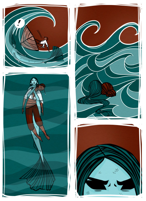 charminglyantiquated: a little love story about mermaids and tattoos (all my comics are here!)