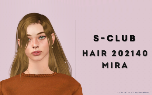 rollo-rolls: S-Club Hair N75 Ling:polycount: 16,5kcustom thumbnailoriginal xDOWNLOAD HAIR N75 LING /