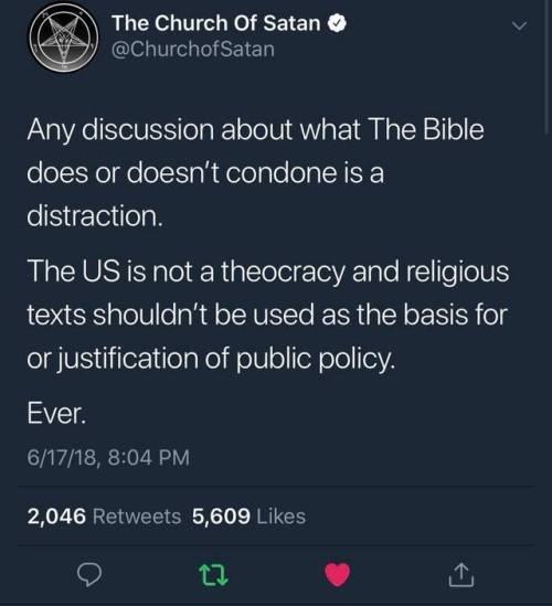 sasgalula:  animallibwomenslib: thank you, church of satan. you make more sense than anyone these da