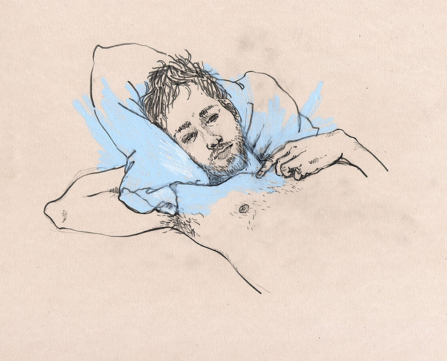 euo:  blue pillow boyfriend by thorazos on Flickr.
