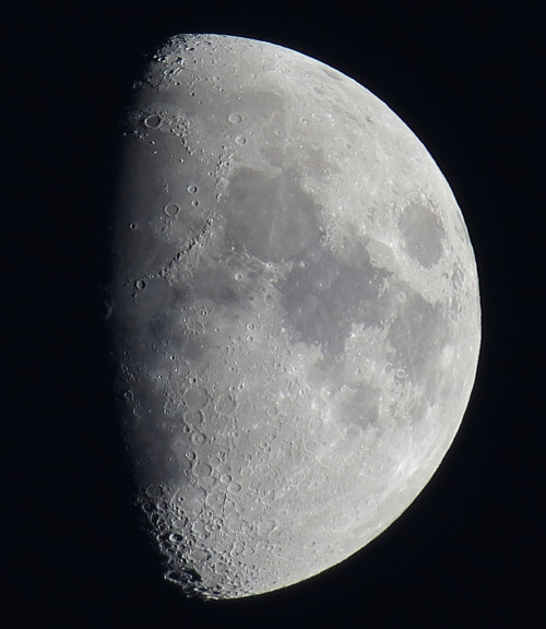 spaceexp:Waxing Gibbous, 66% of the Early Evening Moon is Illuminated taken on April 08, 2014 with a