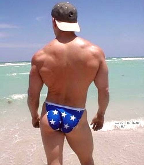 BIG BUTT IN THONG