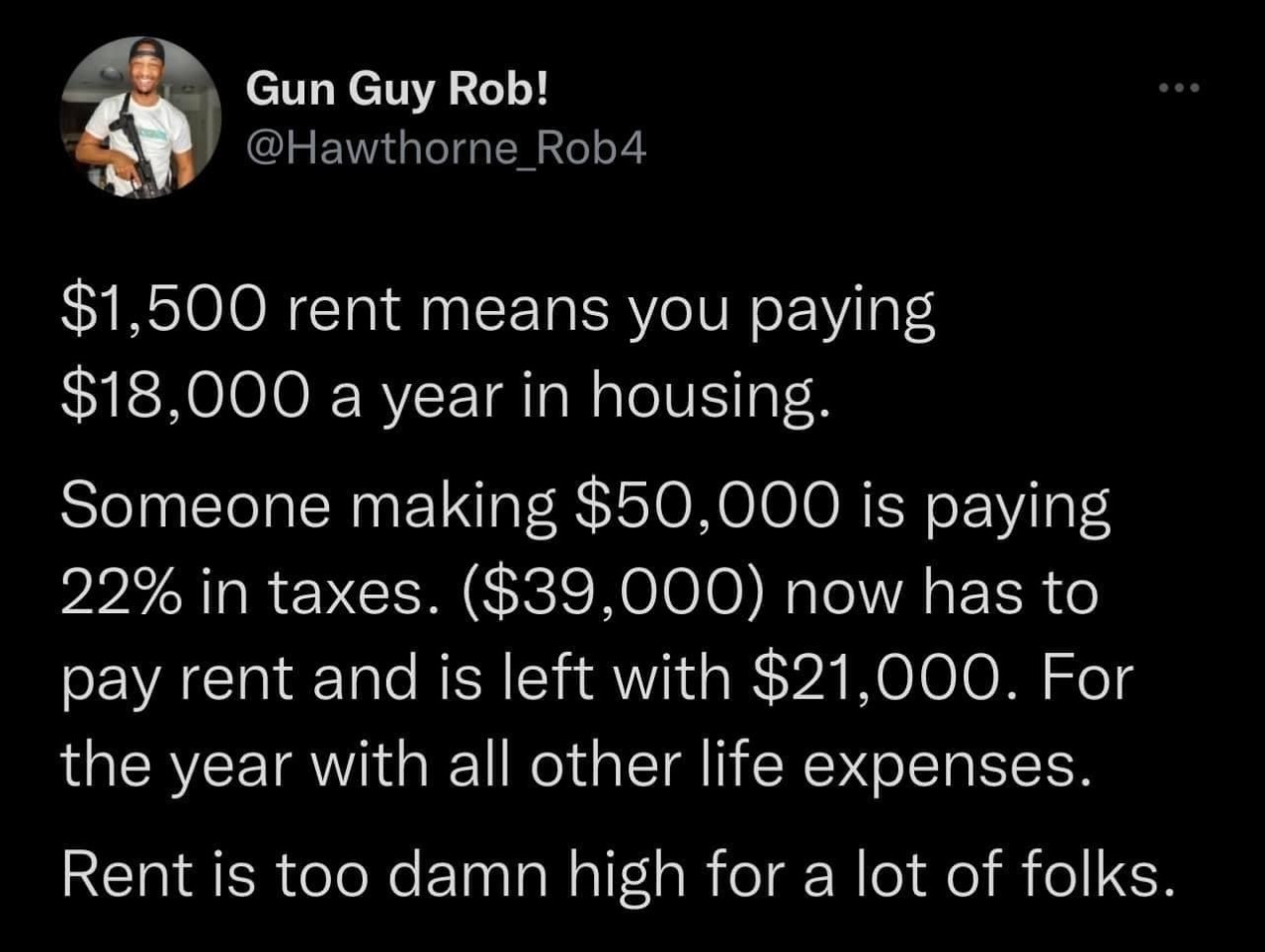 All due respect bruh, a tweet
isn’t going to change the rent. What are you doing in the real world to change policy & help progressive democrats? We can’t create change if folks like you won’t help organizations & new leaders, #fact. USAunify.org