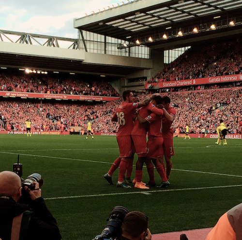 26/09/2015 - Liverpool V Aston VillaWhat a wonderful day at Anfield. ❤