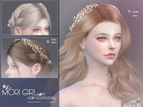 emilyccfinds: S-Club LL ts4 Hair Accessories 202004 Created for: The Sims 4 Hair AccessoriesClassifi