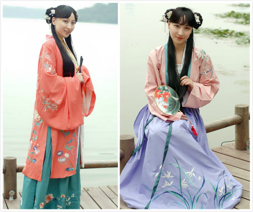 moonbeam-on-changan:Spring and summer collection of hanfu, the traditional clothing of Chinese peopl