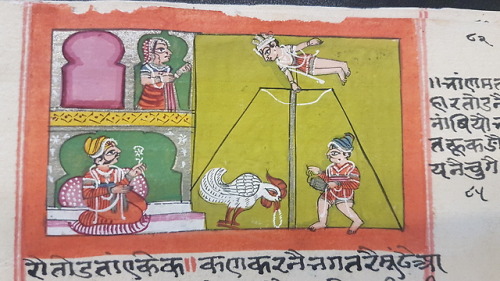 Ms. Indic 31 - Bhojacarita, भोजचरितThis is the story of Bhoja, an Indian king who reigned between 10
