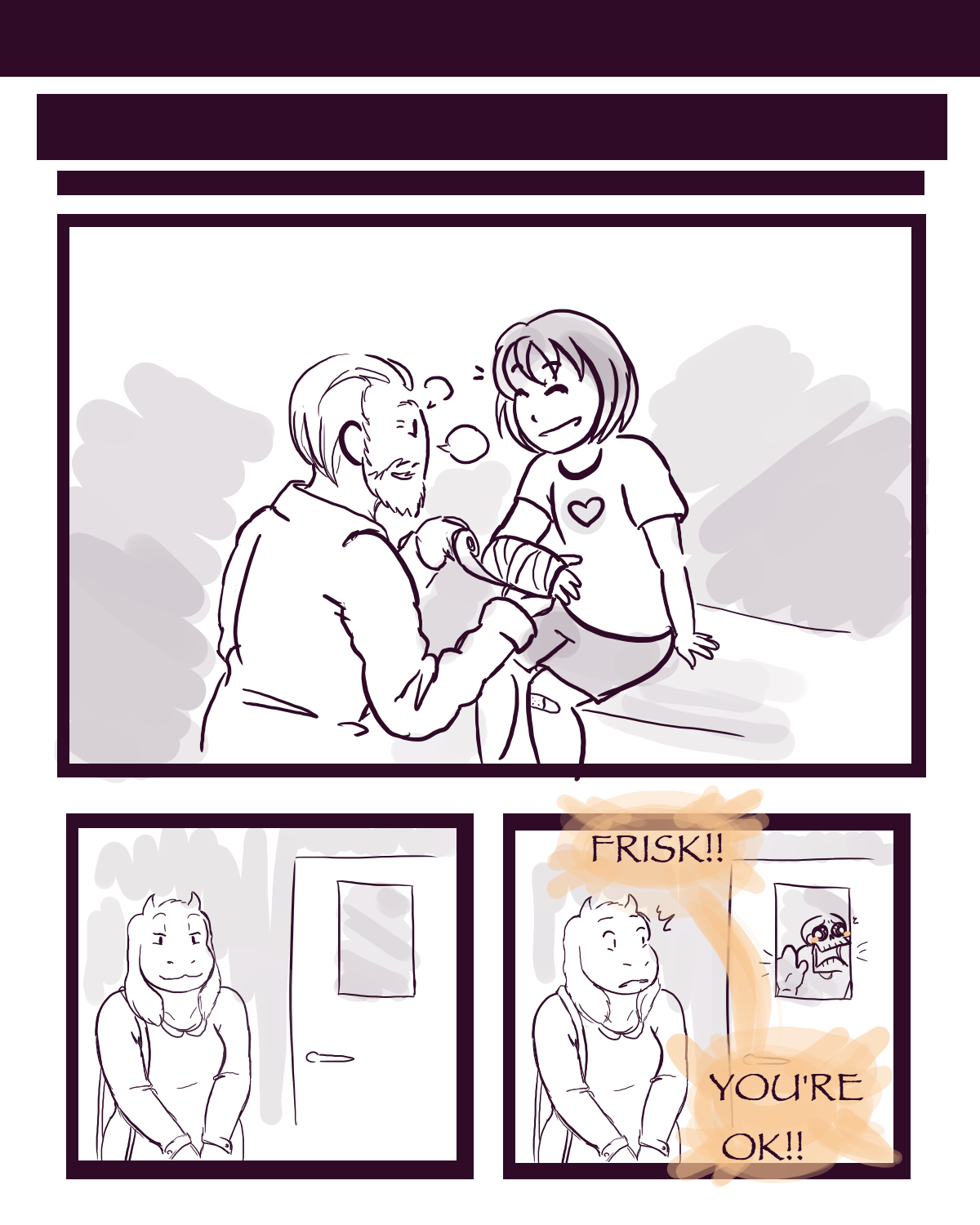 quicksilver26:  Don’t be like that, boys, Frisk just wanted to show you their cool