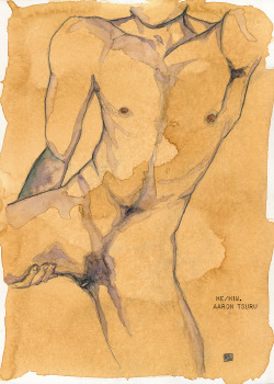 tsurufoto:  he/him. illustration & watercolor