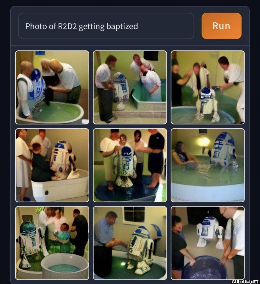 Photo of R2D2 getting...