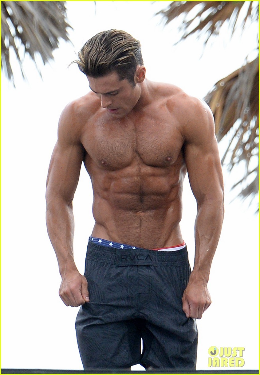 Zac Efron in “Baywatch’ set part 1jfpb