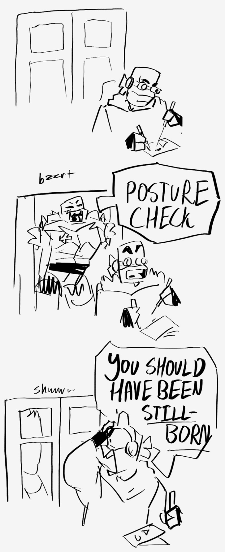 Siblings And Doors
