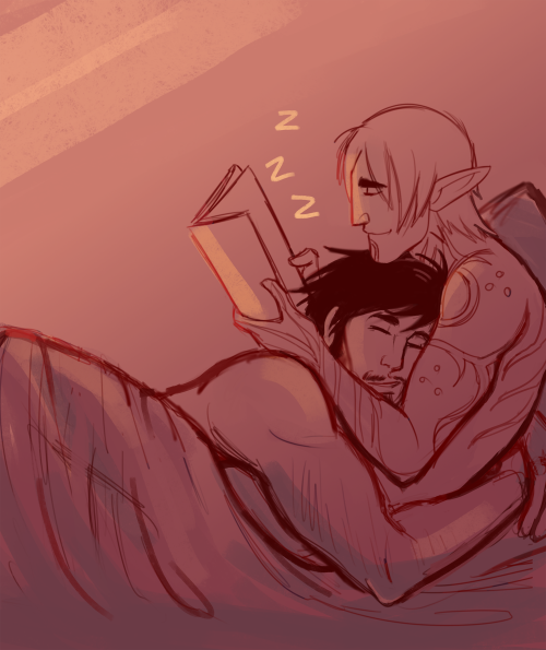 anellatulip:  is he even reading anymore or just pretending to? ? your guess is as good as mine~