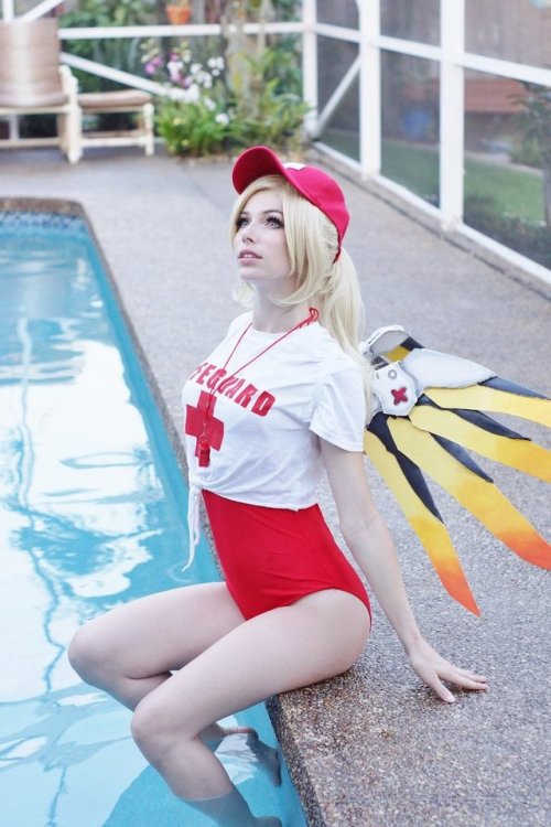 Pool Party - Lifeguard Mercy IV by MeganCoffey More Hot Cosplay:  hotcosplaychicks.tumbl