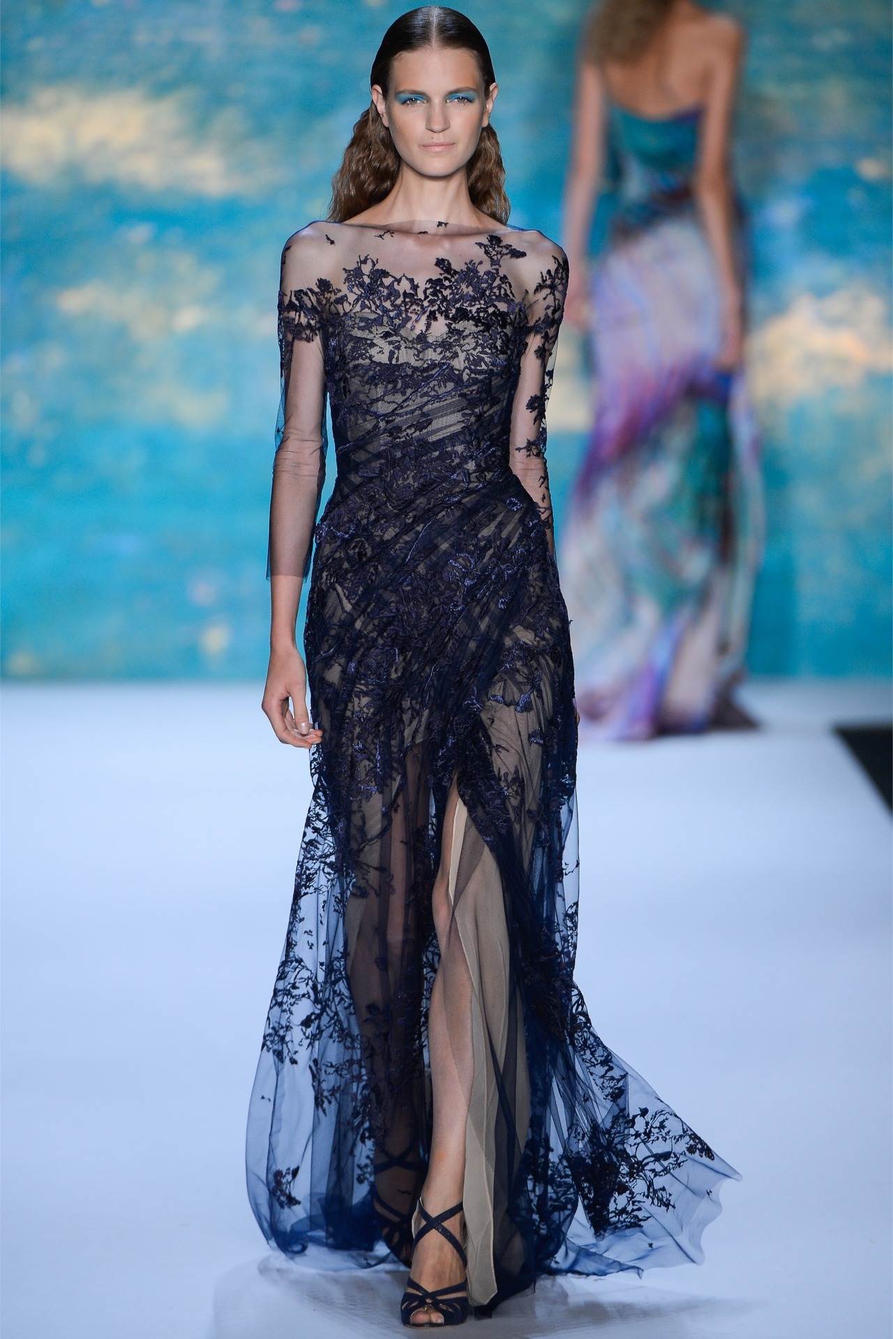    Monique Lhuillier Spring - Summer 2013. 