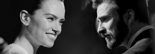 Chris Evans and Daisy Ridley crackship gif - requested by beecoburrito&mdash;&ndash;gif