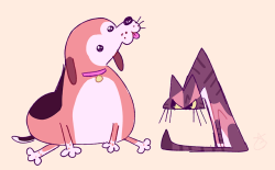 memedokis: i like to think about how different my dog and cat are from each other