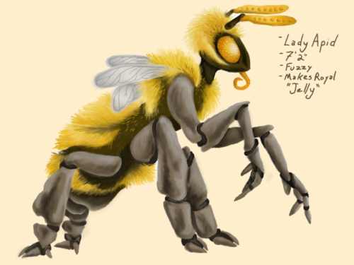 A Very Nice Alien Bee Lady for funsies and a gift for...