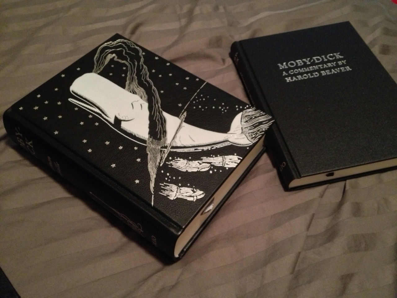 sirmisha:  My Folio Society edition of Moby Dick finally came in! It’s a beautifully