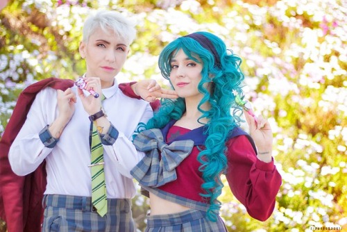 Haruka and Michiru by https://www.facebook.com/SailorCosplayChile/Photos by Booki https://www.facebo