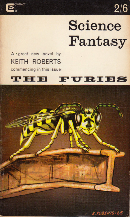 Science Fantasy Vol. 24, No. 74 featuring The Furies, by Keith Roberts (1965).From a second-hand book stall in Nottingham.