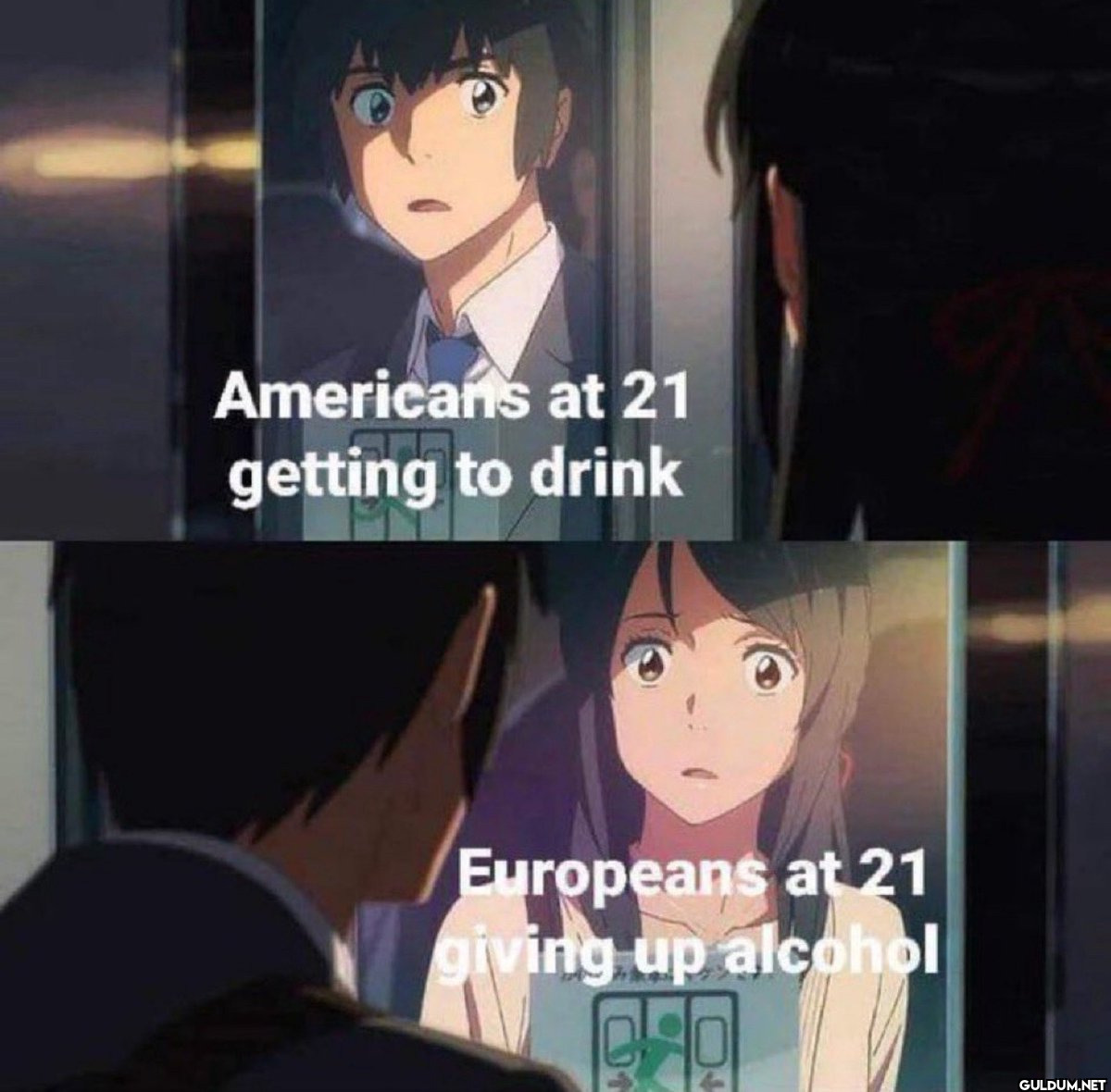 Americans at 21 getting to...