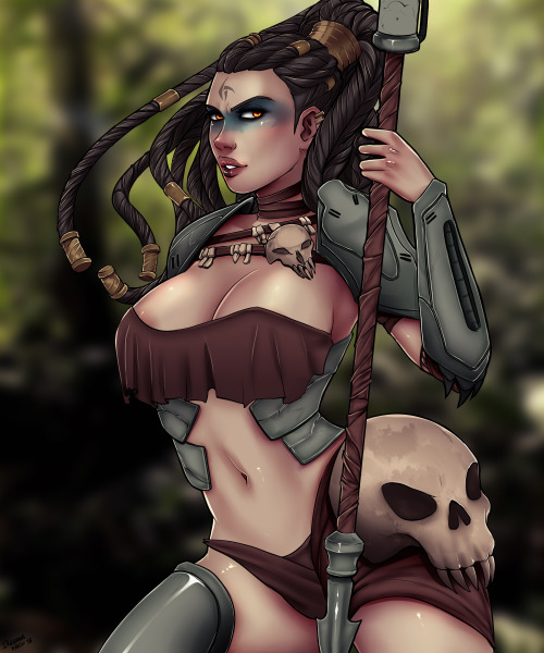 Headhunter Nidalee is uncensored now on my Patreon! ( ͡° ͜ʖ ͡°) Also with versions with even bigger 