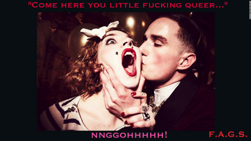 faggotryngendersissification:  “Come here you little fucking queer…” - nnggohhhhh! F.A.G.S.