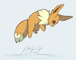 liteee:  liteee: Eevee jumps headfirst into