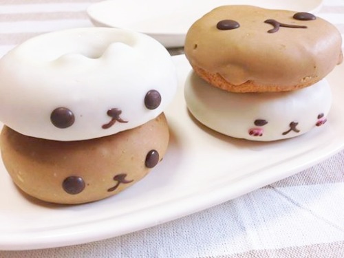 food-is-love-life:  ❤Cute Kitty Donuts 
