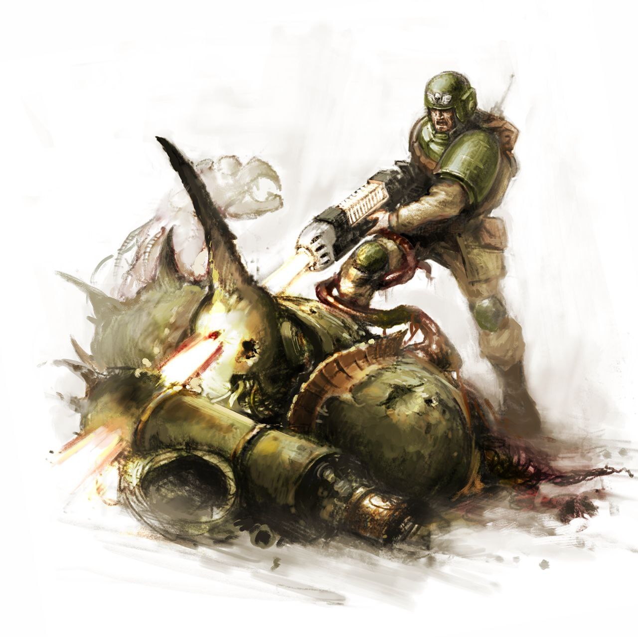 Warhammer 40k artwork — Death Guard