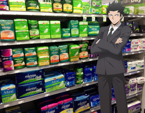 yanagisawa:“Alright babe I’m at the pad aisle what size vagina do you wear”