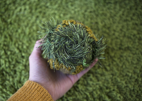 get a fabric moss ball from ya girl ETSY