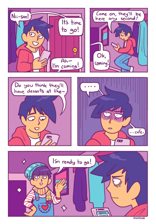 zakeno:A short comic I made for the Psychic Style MP100 zine!