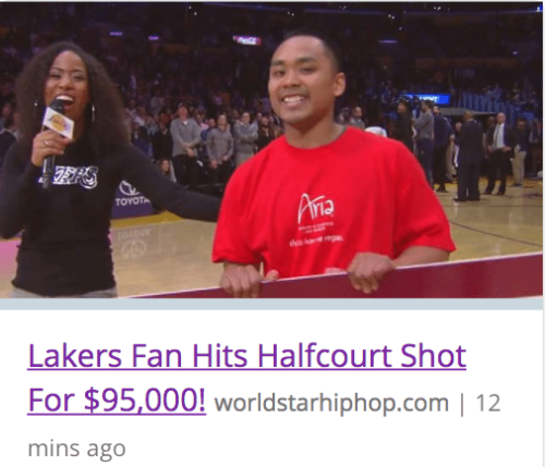 Lakers fan hits half-court shot for $95000, does ‘Ice in his veins’ with D'Angelo Russel