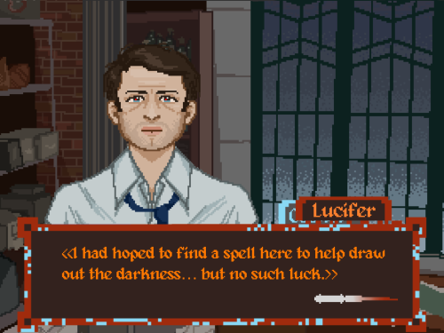 Scene From Supernatural S11e11 Into The Mystic Redone In A Pixel Art Rpg/visual Novel Style! I Can Only