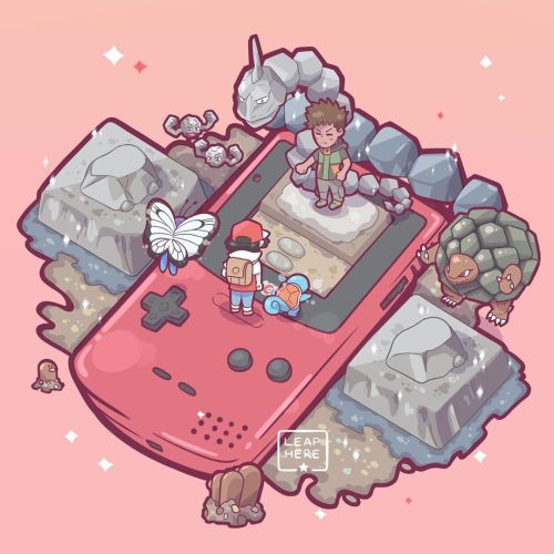 retrogamingblog2:Kanto Pokemon Battles by LeapHere