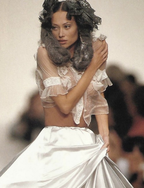 Sadefinds on X: Christy Turlington for John Galliano 1994.    / X