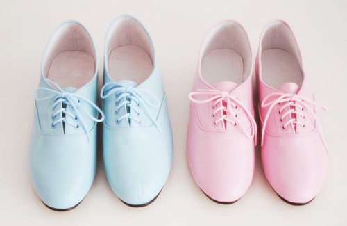 ryeou:pony oxford pastels ♡ $40 from golden ponies