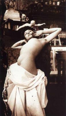 the-fine-art-america:  Mucha, Alphonse (1860-1939) - Posing in Mucha’s Studio, 1902-3 [439x763]