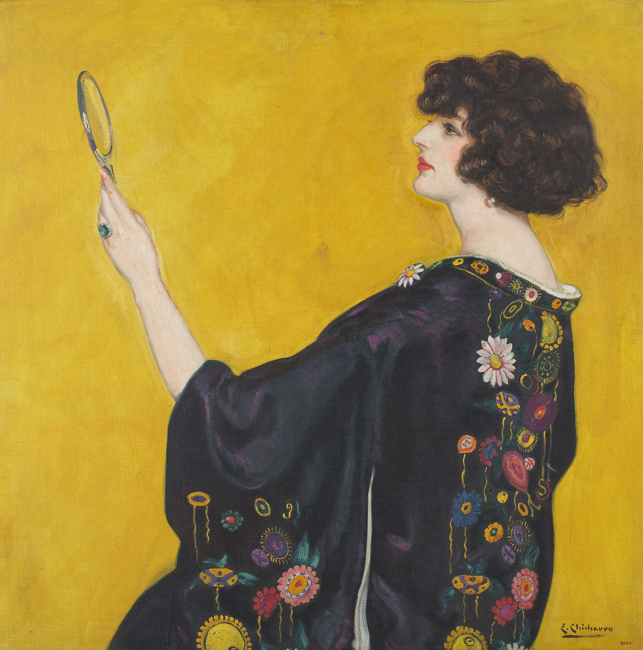 fleurdulys:
“ Woman with a Kimono in Profile - Eduardo Chicharro
~1913
”