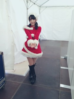 echoyagu:  soimort:   サンタゆかるんです☆Santa Yukarun☆ 明日はnottvに出演します！I will appear on nottv tomorrow! 自分らしく でも楽しむことを1番に☆For myselfIt’s the number one that I enjoy☆ 頑張るぞーっ！I’ll